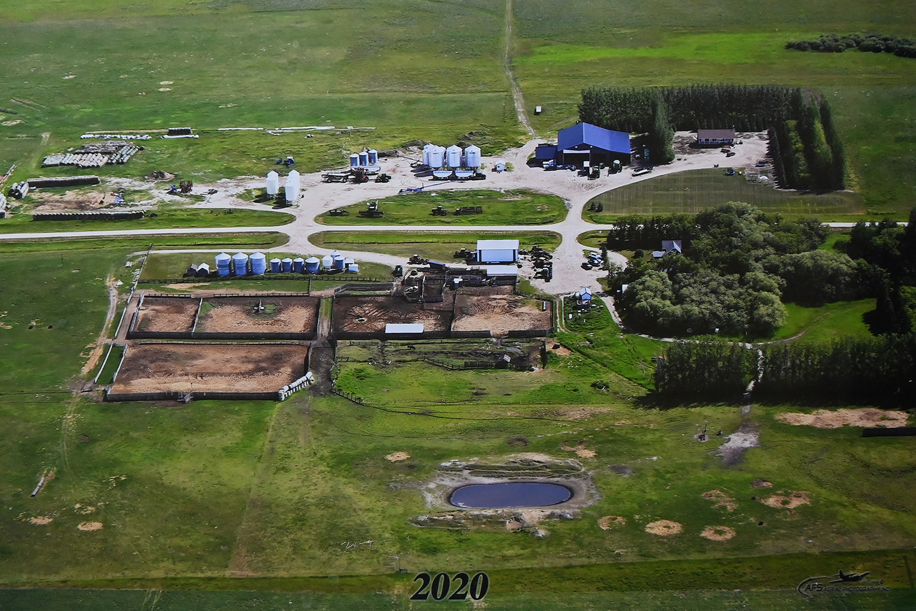 Aerial view of North River Ranch in 2020